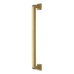 M Marcus Heritage Brass Door Pull Handle Square Vintage Design 338mm length